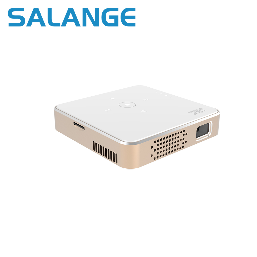 SALANGE P30 โปรเจคเตอร์พกพา มินิ โปรเจคเตอร์ โปรเจคเตอร์ขนาดเล็กพิเศษ Ultra HD 1080P ชาร์จไฟได้ ใช้เ