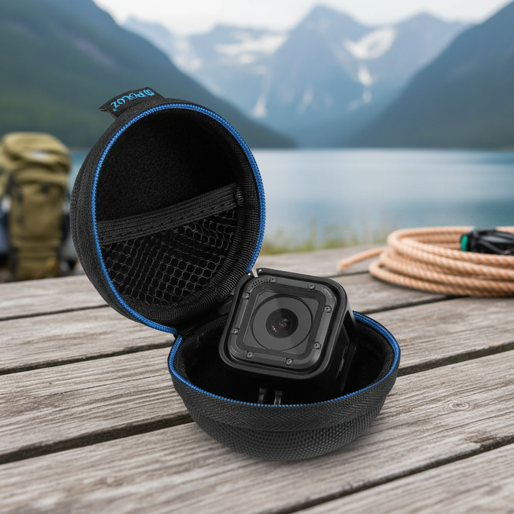 PULUZ กล่องเก็บของขนาดเล็กสําหรับ GoPro HERO5 Session/4 Session/Session (สีดํา)