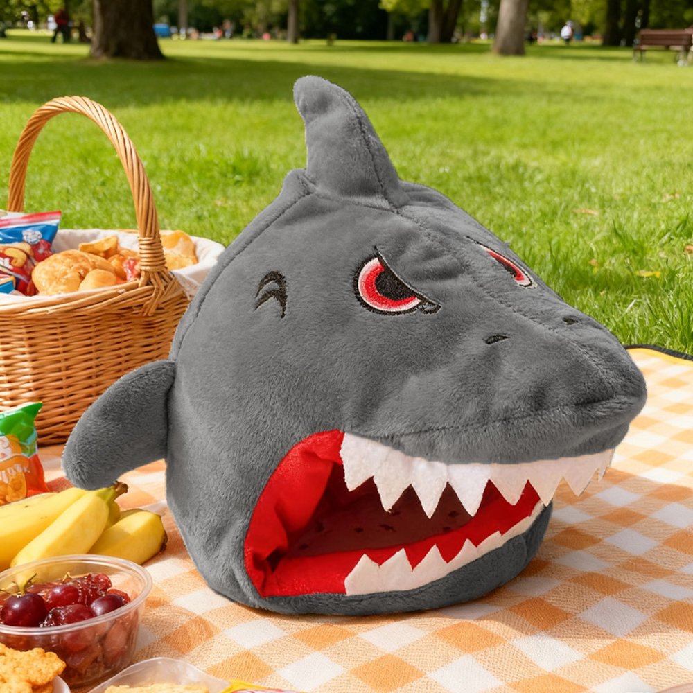 หูฟังฉลามตุ๊กตาน่ารัก, หมวกฉลาม, อุปกรณ์ประกอบฉากถ่ายภาพ, หูฟังตุ๊กตุ่น - รูปที่ 3