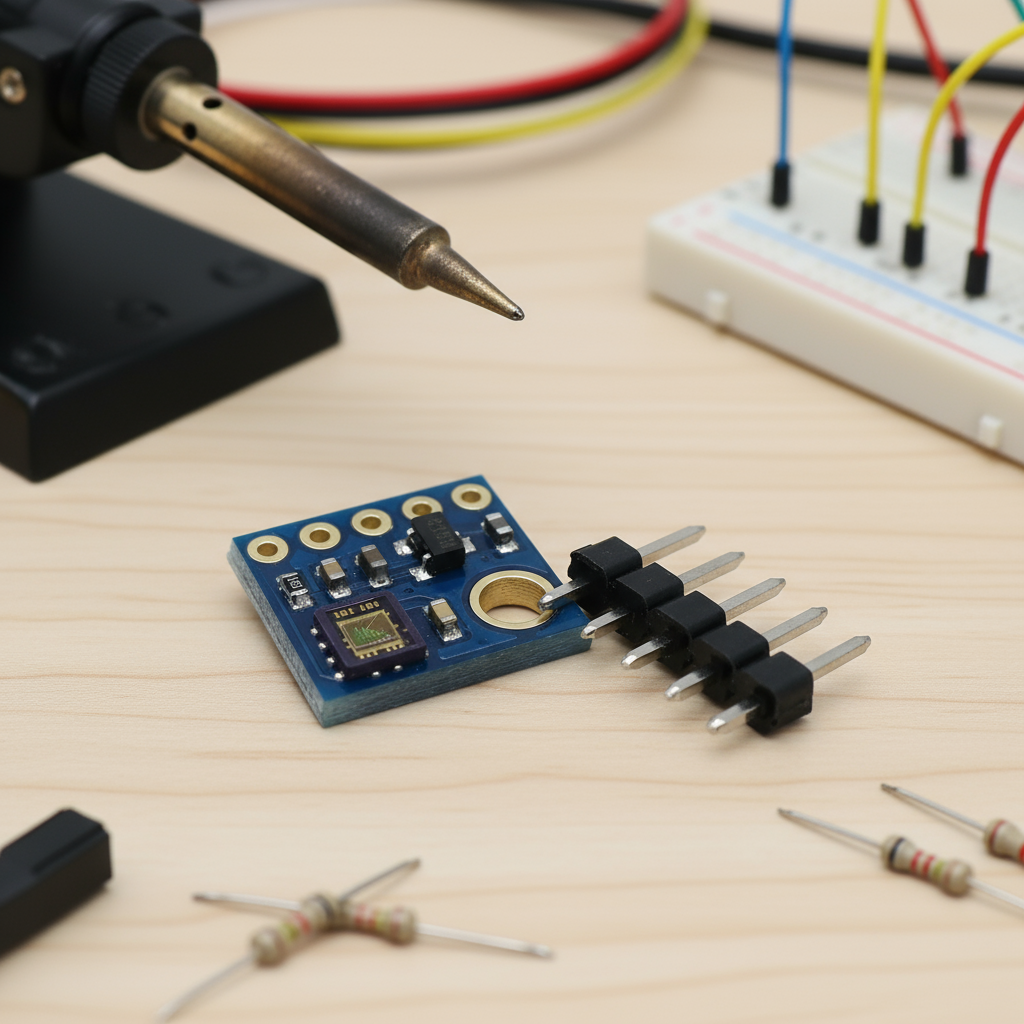 โมดูลเซ็นเซอร์ตรวจจับรังสียูวี GY-ML8511 เอาต์พุตอนาล็อก ML8511