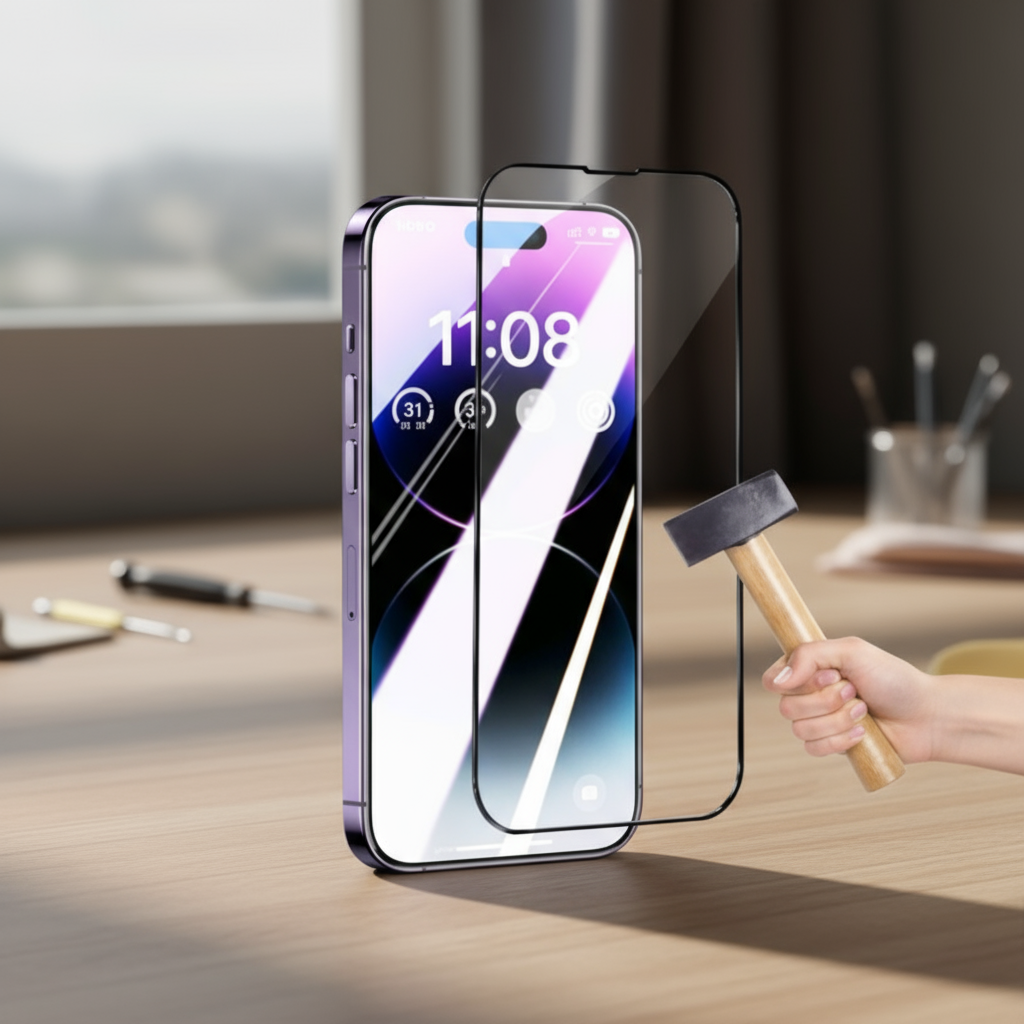 กระจกนิรภัย Ultra HD 9H สําหรับ iPhone 16 15 14 13 12 11 Pro Max XS XR 7/8 Plus