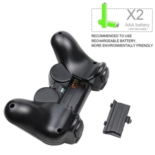 เกมแพดไร้สายสําหรับ Sony PS2/PS1 คอนโทรลเลอร์เกมสําหรับเครื่องเล่น Playstation 2 จอยสติ๊ก USB PC พร้อมฟังก์ชันสั่นกระแทกคู่