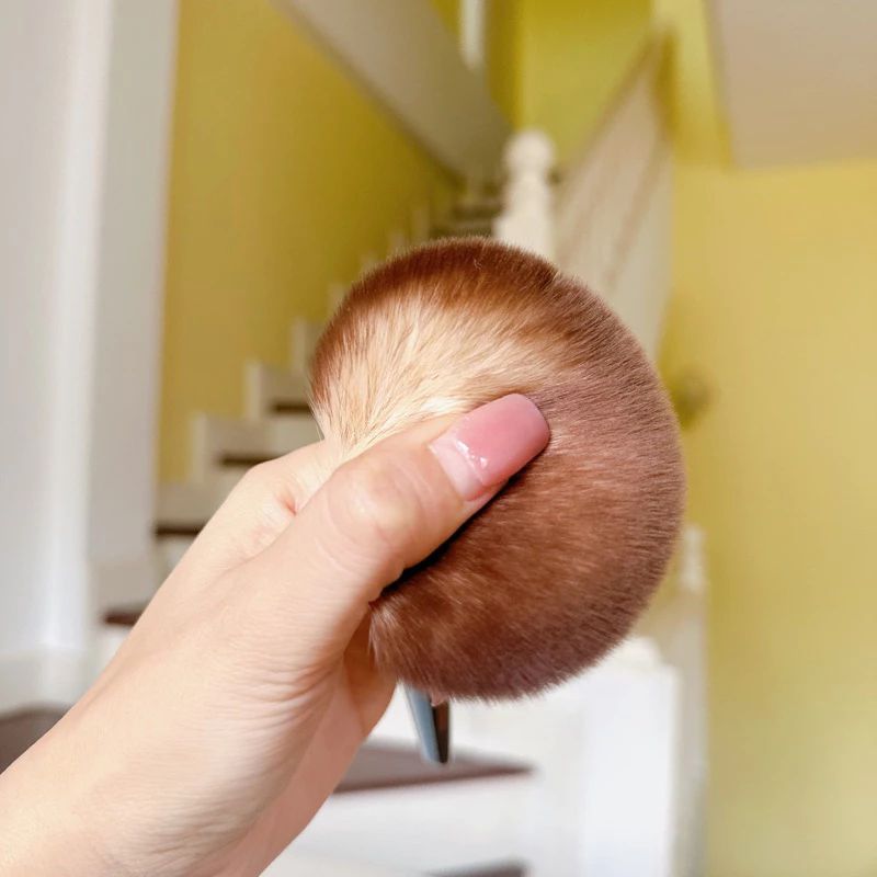 Scbrush Powder Brush with Cover แปรงแต่งหน้า แปรงลงแป้ง พร้อมปลอกปิด - รูปที่ 3