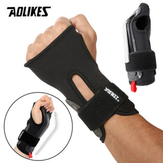AOLIKES 1คู่ แผ่นรองฝ่ามือโรลเลอร์ แผ่นเหล็ก สโนว์บอร์ด สเก็…