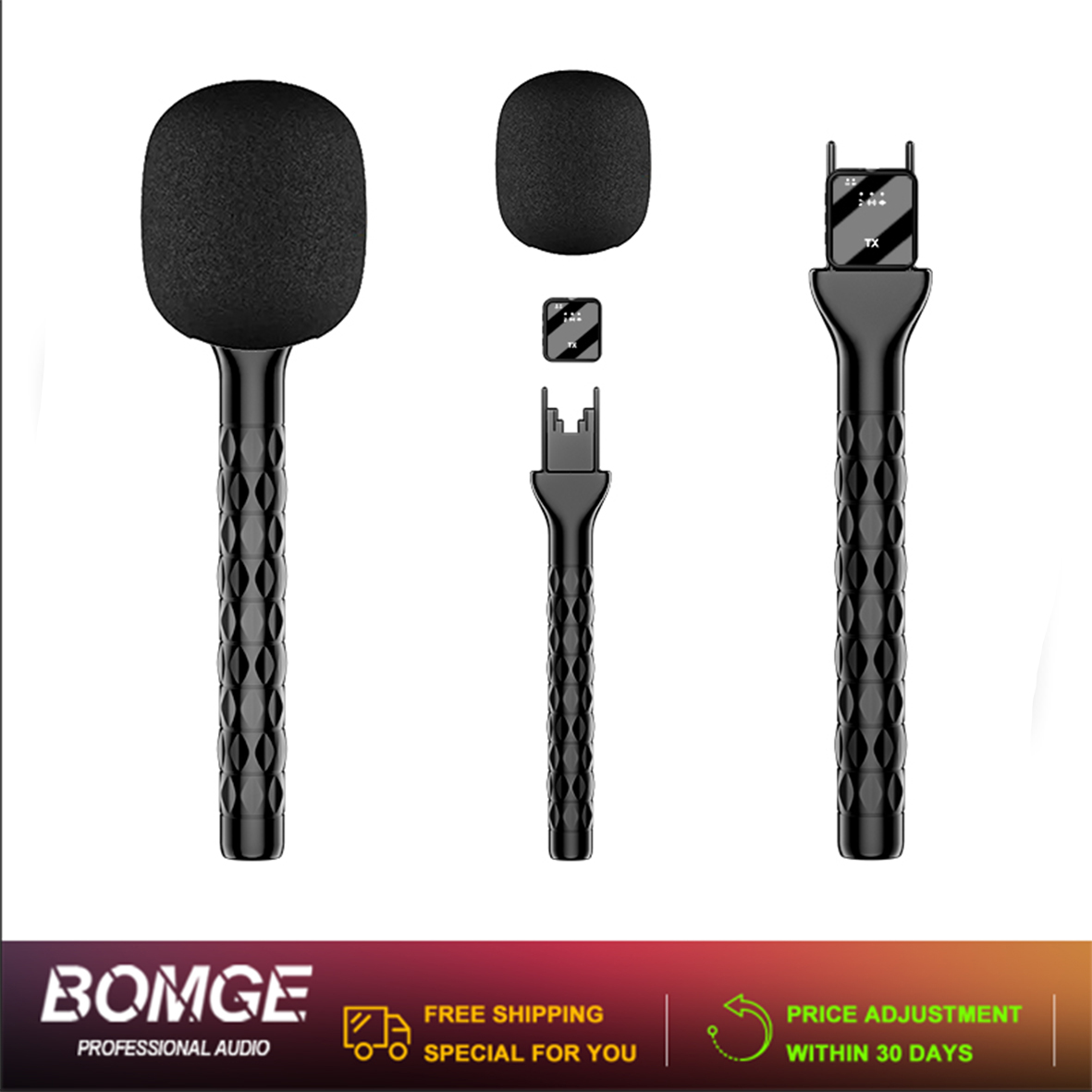 ขาตั้งไมโครโฟนไร้สายแบบมือถือพร้อมฟิลเตอร์ป๊อป สําหรับไมโครโฟนไร้สาย Rode ใช้งานได้กับ Rode Wireless