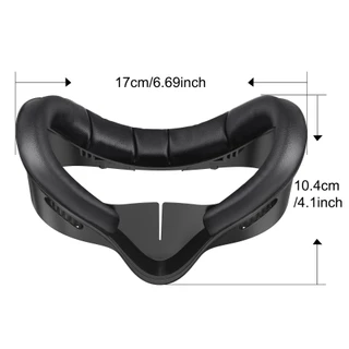แผ่นอินเทอร์เฟซใบหน้าและแผ่นปิดหน้าสําหรับอุปกรณ์เสริม Meta Oculus Quest 3/3S, แผ่นโฟม PU กันเหงื่อ, ดีไซน์ที่ระบายอากาศได้สําหรับอุปกรณ์เสริม VR Quest 3S