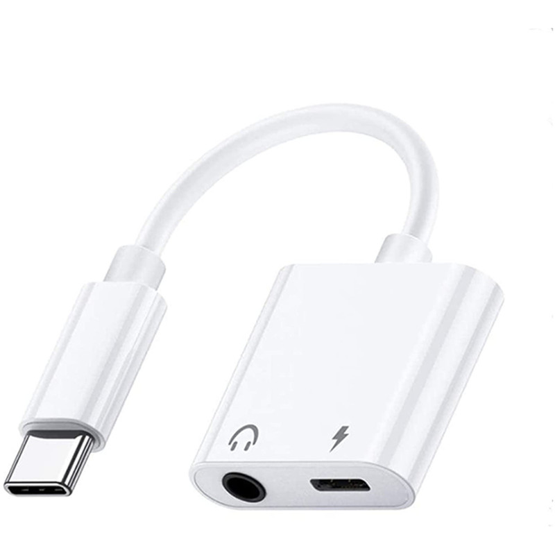 อะแดปเตอร์เสียงและชาร์จเร็ว USB-C เป็น 3.5 มม. 2-in-1 สําหรับ Samsung S25 S24 S23 Ultra Series Elite
