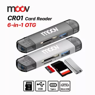 Moov CR01 6 in 1 Card Reader Type C / USB 3.0 / Micro USB รองรับ OTG