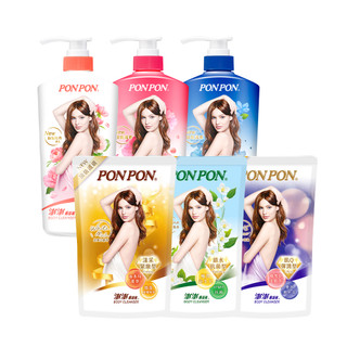 【蝦皮直營】PON PON 澎澎沐浴乳系列-瓶裝 850g/ 補充包700g 亮澤滋潤 清爽