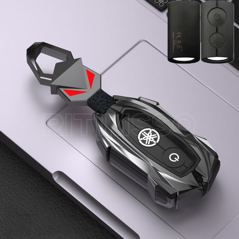 เคสกุญแจโลหะผสมสังกะสีรถจักรยานยนต์เข้ากันได้กับ Yamaha NVX 155, Y16, Aerox 150, XMAX 300, NMAX V2