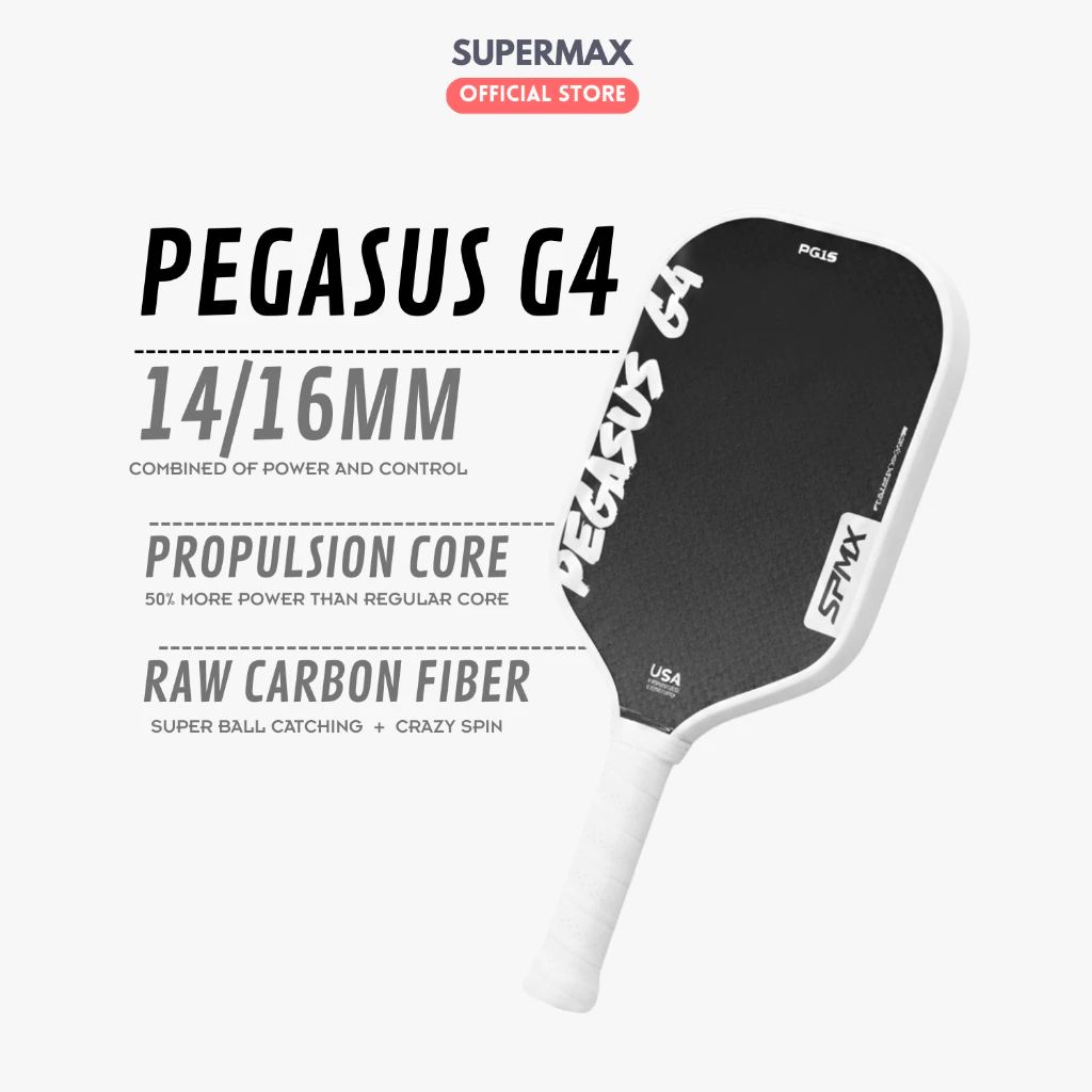 ไม้พาย G4 Pickleball - พลังการตีที่แม่นยําและควบคุมได้ดีสําหรับทัวร์นาเมนต์ - รูปที่ 4