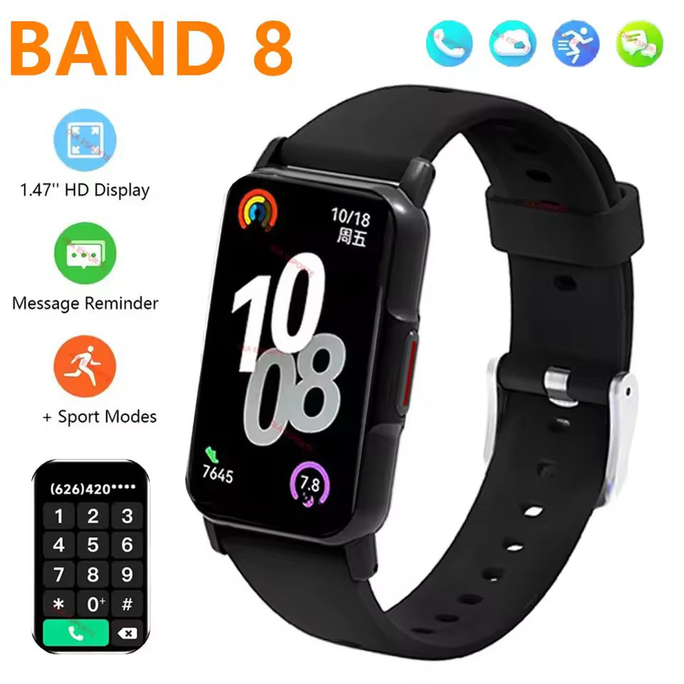 สําหรับ Xiaomi Band สมาร์ทแบนด์รุ่นใหม่ปี 2025 สมาร์ทวอทช์ต้นฉบับ รองรับทั้ง IOS & Android ติดตามการนอน แจ้งเตือนสายเรียกเข้า สมาร์ทวอทช์ฟิตเนส GPS