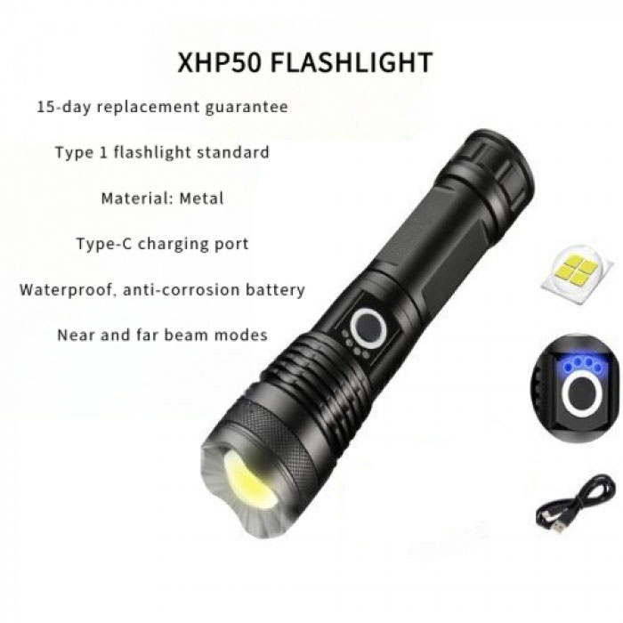ไฟฉายสว่างมาก XHP50 - สินค้าของแท้ - แฟลชมือถือ
