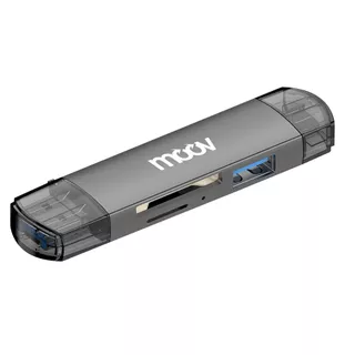 Moov CR01 6 in 1 Card Reader Type C / USB 3.0 / Micro USB รองรับ OTG