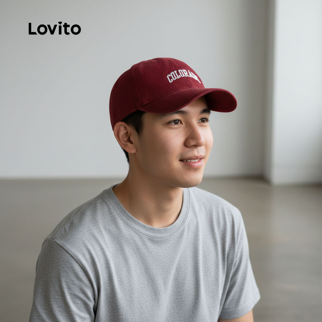 Lovito หมวกสไตล์ลําลอง สวมใส่สบาย LFA95003