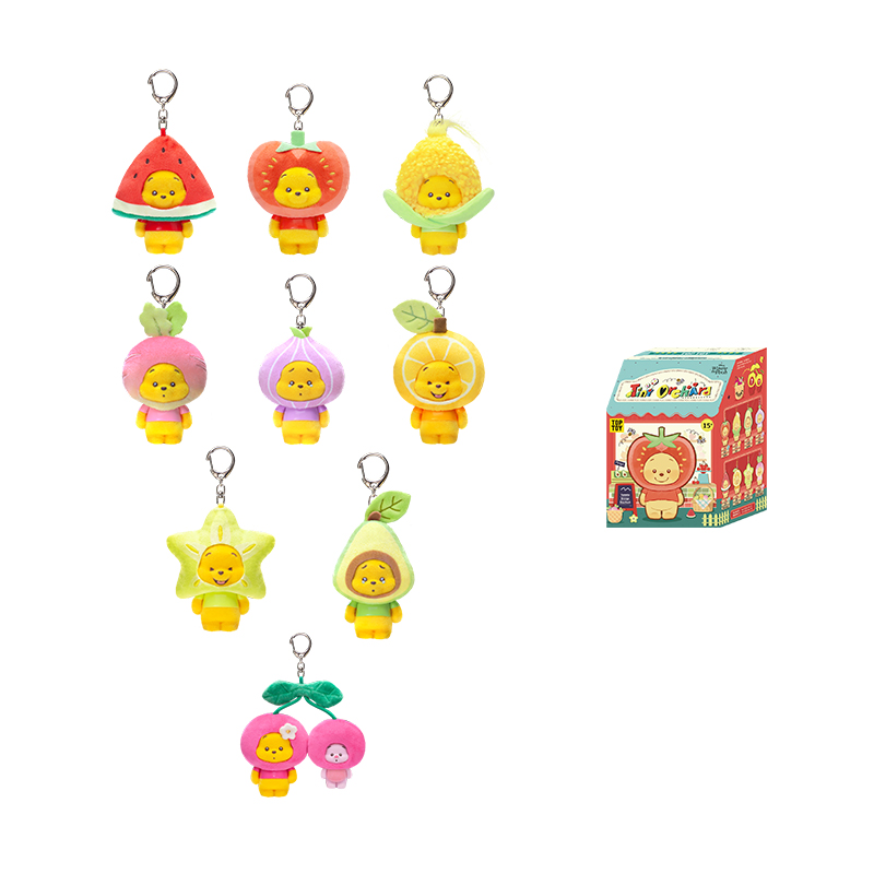 TOP TOY Disney Winnie The Pooh Orchard Figure Blind Box ของสะสมน่ารักที่ได้รับอนุญาตอย่างเป็นทางการอ