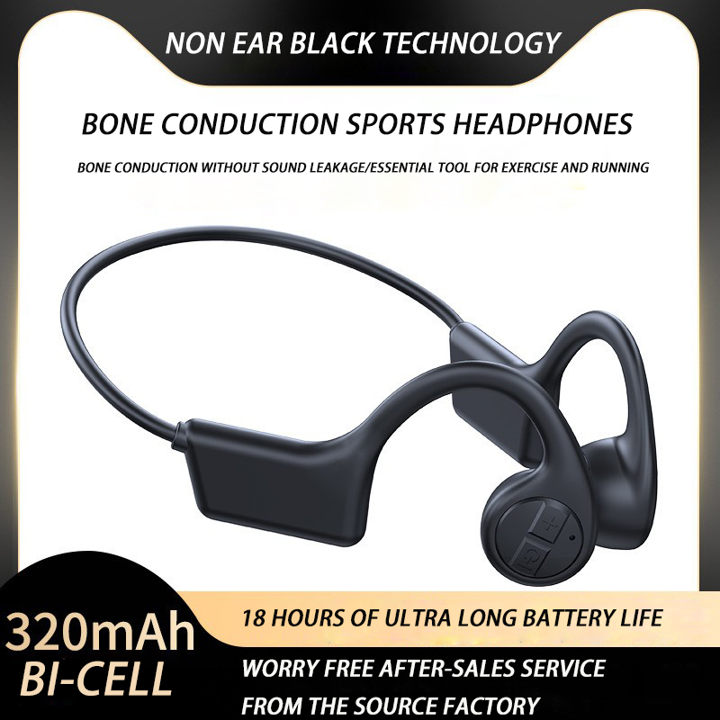 X7i หูฟัง TWS หูฟังไร้สาย Bone Conduction ชุดหูฟังหูฟังแบบคล้องคอ IPX8 กันน้ําอายุการใช้งานแบตเตอรี่