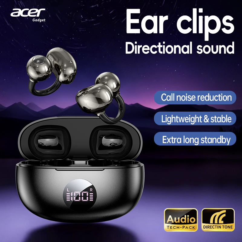 Acer โอ้577หูฟังไร้สายเปิดหูคลิปออกแบบชุดหูฟังไฮไฟชุดหูฟังคุณภาพสูงสําหรับกีฬาวิ่งสบายสําหรับหลายอุป