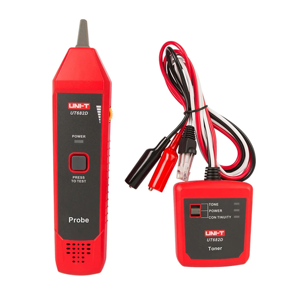หนึ่งชุด UNI-T UT682D เครื่องทดสอบสายเคเบิลเครือข่าย,สายโทรศัพท์และตัวติดตามคู่บิดพร้อมการทดสอบความต