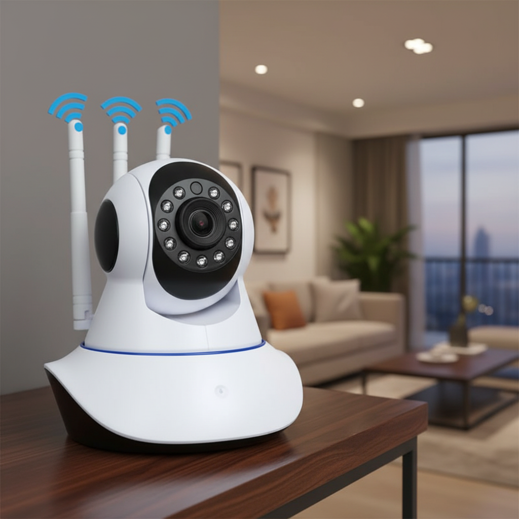 กล้องไร้สายพาโนรามา 360o ความละเอียด 720p Yoosee/yyp2p ระบบความปลอดภัย Wifi