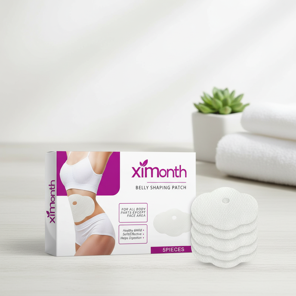 XIMONTH แผ่นกระชับสัดส่วน 5 ชิ้น สําหรับกระชับหน้าท้องและปรับรูปร่างโค้งสวย