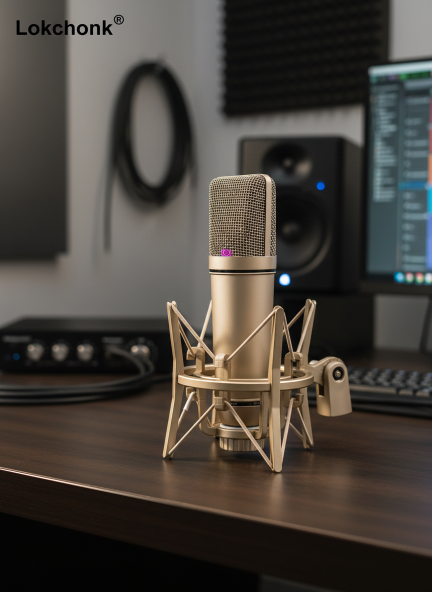ไมโครโฟนสตูดิโอ U87 AI XLR แบบ Cardioid สําหรับบันทึกเสียง พอดแคสต์ เสียงพากย์ สตรีมมิ่ง และโฮมสตูดิ