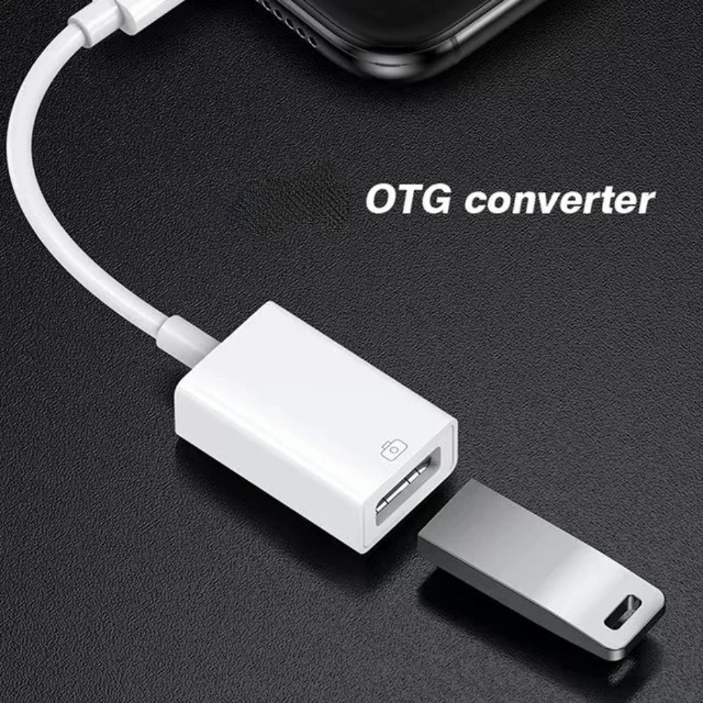 อะแดปเตอร์ OTG เป็นสายแปลงกล้อง USB สําหรับ IPhone 13 14 11 12 Pro Max Xs XR 7 8 Plus vga to type c