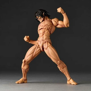 ฟิกเกอร์แอคชั่น Attack on Titan สูง 16 ซม. Kaiyodo Revoltech Amazing Yamaguchi ฟิกเกอร์ PVC Attack on Titan เอเรน เยเกอร์