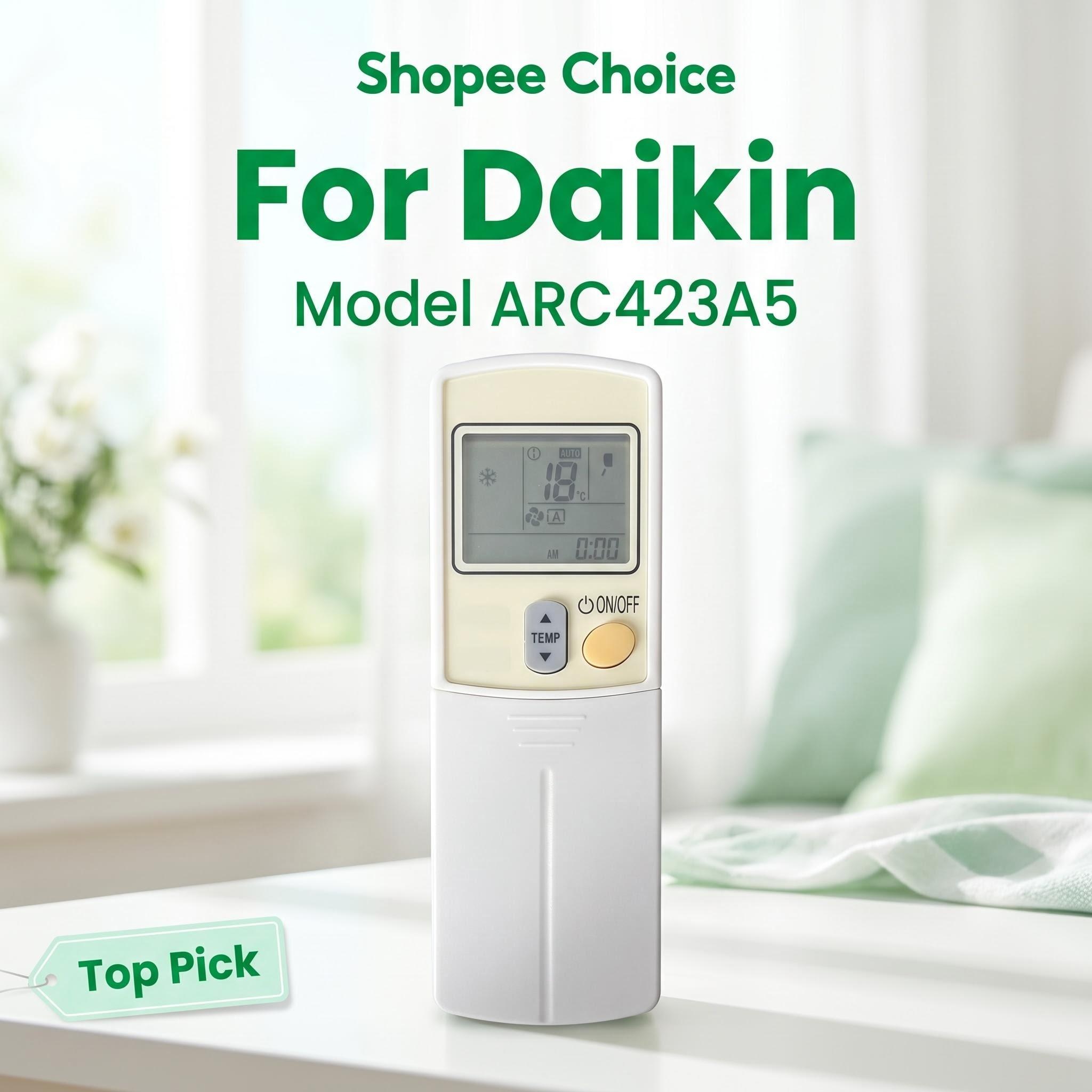 สําหรับรีโมทคอนโทรล Daikin Aircon Universal เปลี่ยน ARC423A5