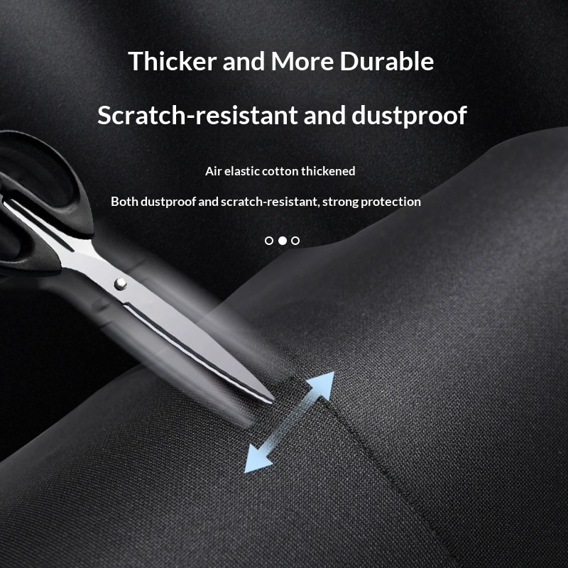 ฝาครอบป้องกันกระเป๋าเดินทางแบบยืดหยุ่น - ทนต่อการสึกหรอและป้องกันฝุ่นสําหรับกระเป๋าเดินทางขนาด 26-32 นิ้ว - รูปที่ 5