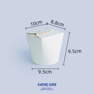 [50 ชิ้น/แพ็ค] Baking barn กล่องใส่บะหมี่ Noodle Box มีฝาเกี่ยวก้นกลม ป้องกันการหก พกพาสะดวก