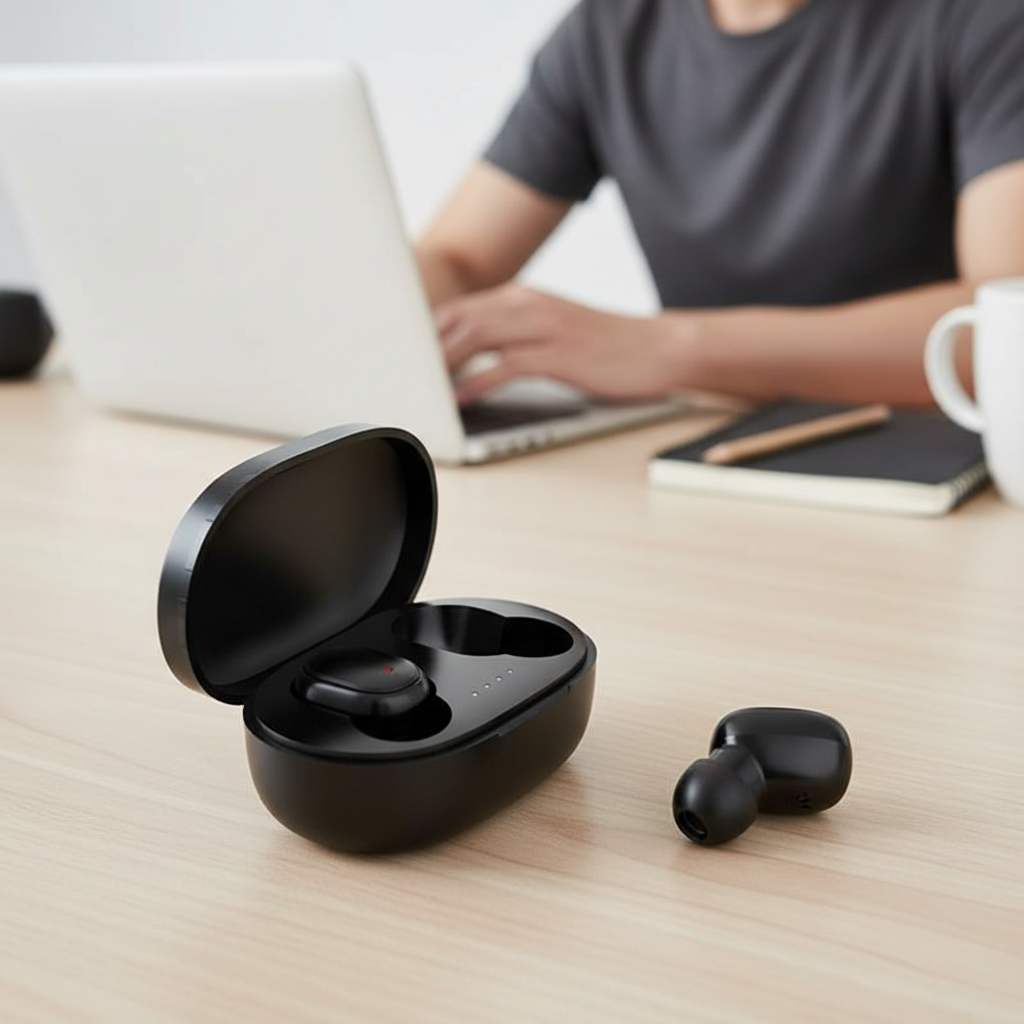 หูฟังบลูทูธไร้สาย A6S TWS หูฟังเบส HIFI พร้อมไมค์ สําหรับกีฬาและเล่นเกม