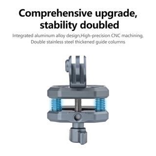 สําหรับ DJI Action6/5 กล้องกีฬารถจักรยานยนต์กระจกกระจก Clamp ขี่สําหรับ GoPro Bracket