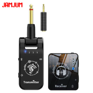 ระบบมอนิเตอร์อินเอียร์ไร้สาย 2.4GHz ความละเอียดสูง 282° เครื่องส่งสัญญาณแบบพกพาแบบหมุนได้และตัวรับสัญญาณ Clip-On แบบชาร์จไฟได้ (1 คู่)