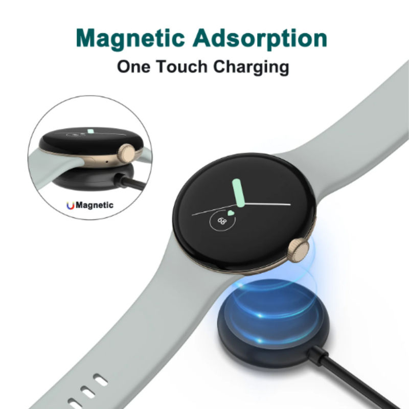 แท่นชาร์จแม่เหล็กไร้สายแบบพกพา USB Type-C สําหรับชาร์จสมาร์ทวอทช์ Samsung Galaxy Watch 8/7/6/5pro/5/