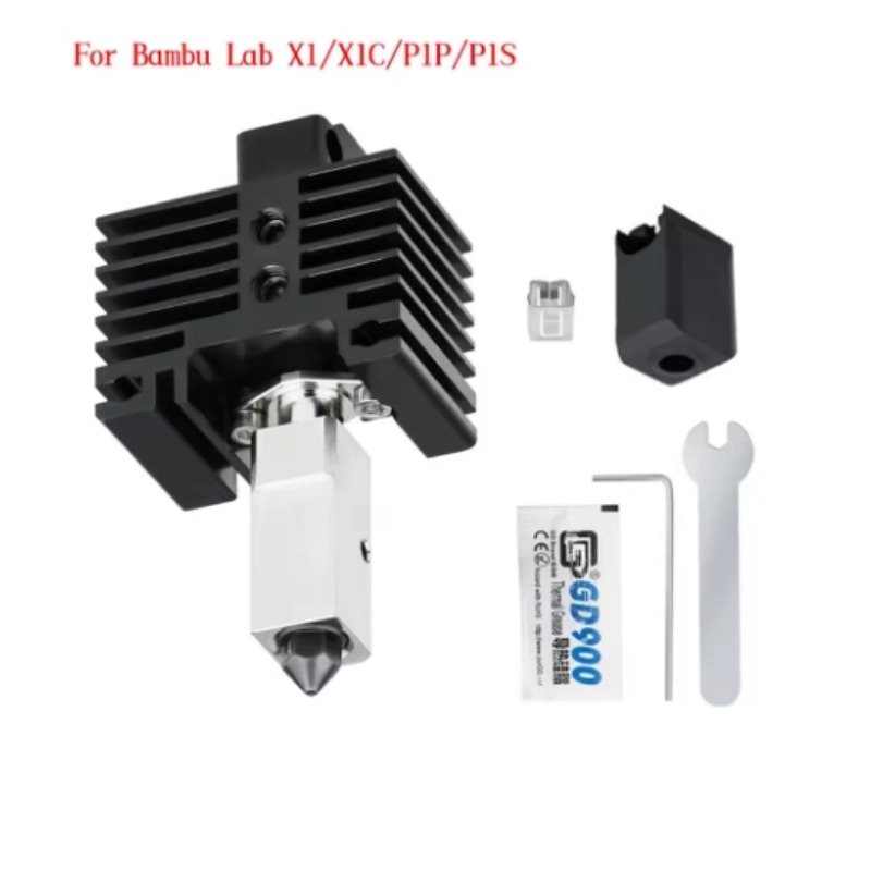 ชุด HOT6 V2 Hotend, คอรีดไบเมทัล, หัวฉีดสแตนเลสแข็ง, อุปกรณ์เสริมเครื่องพิมพ์ 3 มิติ สําหรับการอัปเก