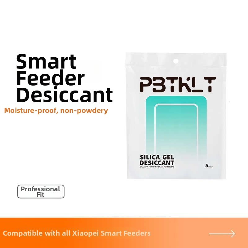 PetSmart เครื่องป้อนสัตว์เลี้ยงอัจฉริยะเครื่องดูดความชื้น 5 ชิ้นสําหรับเครื่องจ่ายอาหารสุนัขแมว