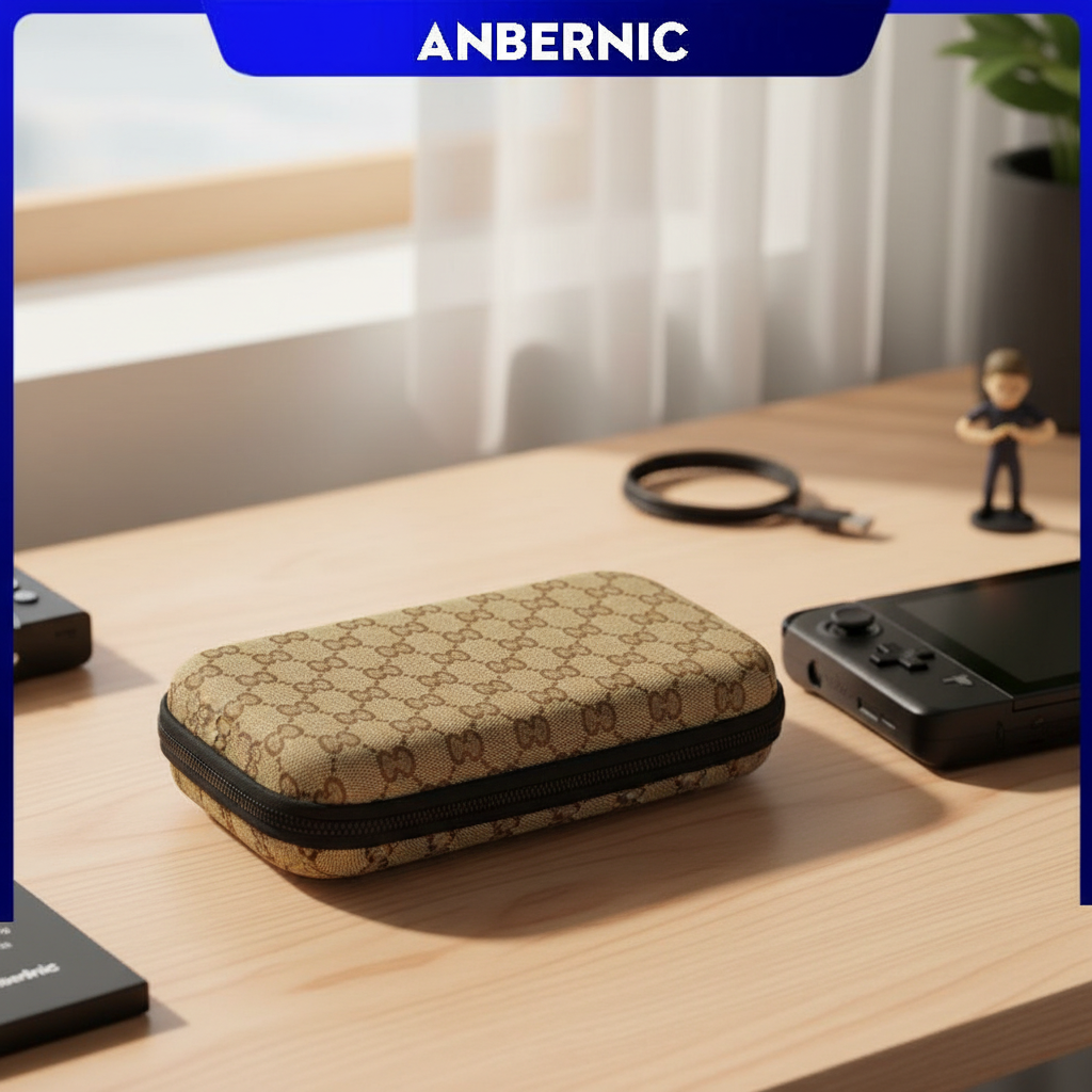 กระเป๋าป้องกันเครื่องเล่นเกมย้อนยุค ANBERNIC RG556 กันฝุ่น กันกระแทก