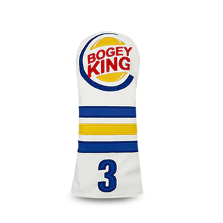 Creative Burger King ฝาครอบหัวไม้กอล์ฟตลก Universal กันน้ํากันฝุ่น Protector