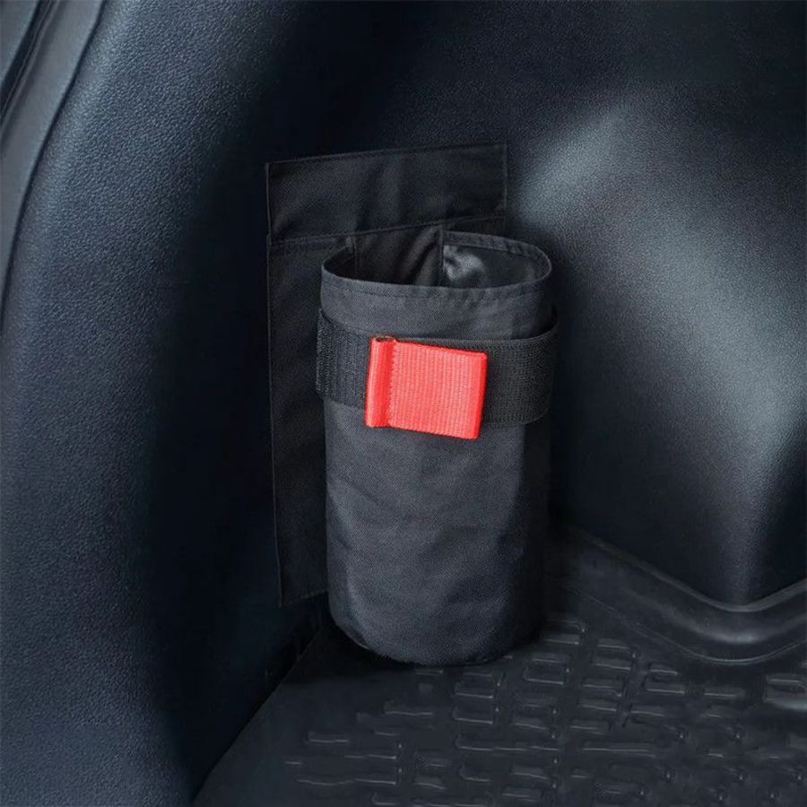 ตัวจัดระเบียบถังดับเพลิงรถยนต์ กระเป๋าเก็บของท้ายรถผ้าอ็อกซ์ฟอร์ด ที่เก็บของเบาะหลัง & ขายึดสําหรับเก็บถังดับเพลิง - รูปที่ 2