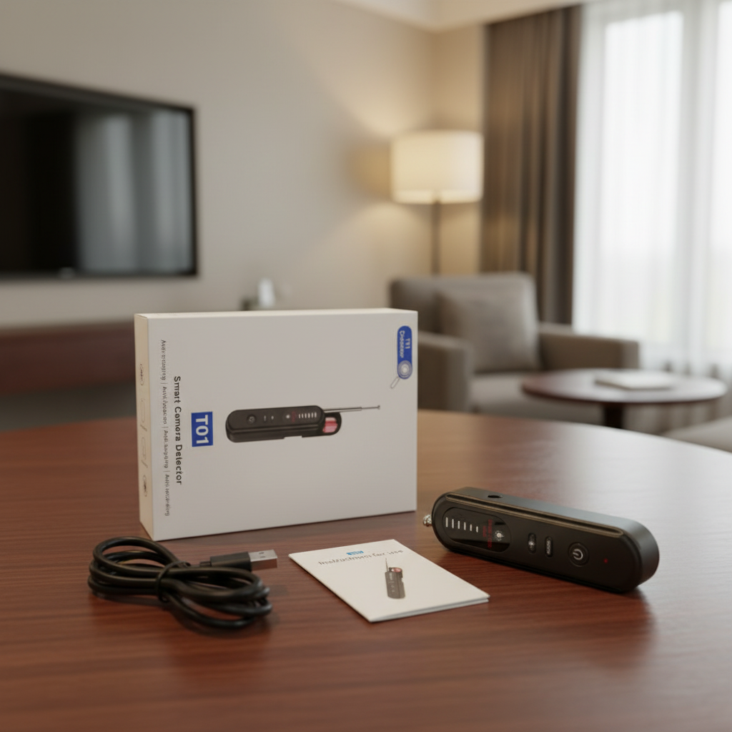 เครื่องตรวจจับสัญญาณ GSM Jammer กล้อง RF เครื่องวัดอุณหภูมิอัจฉริยะ 6 ระดับความไว เซ็นเซอร์อุณหภูมิแ