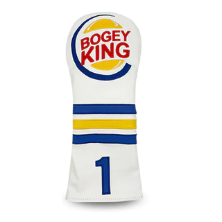 Creative Burger King ฝาครอบหัวไม้กอล์ฟตลก Universal กันน้ํากันฝุ่น Protector