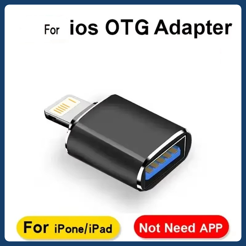 OTG USB 3.0 HDMI เป็น VGA 3.5 มม. เป็นอะแดปเตอร์แปลงเสียงประเภท c สําหรับ IPhone IPad แฟลชไดรฟ์ - รูปที่ 5