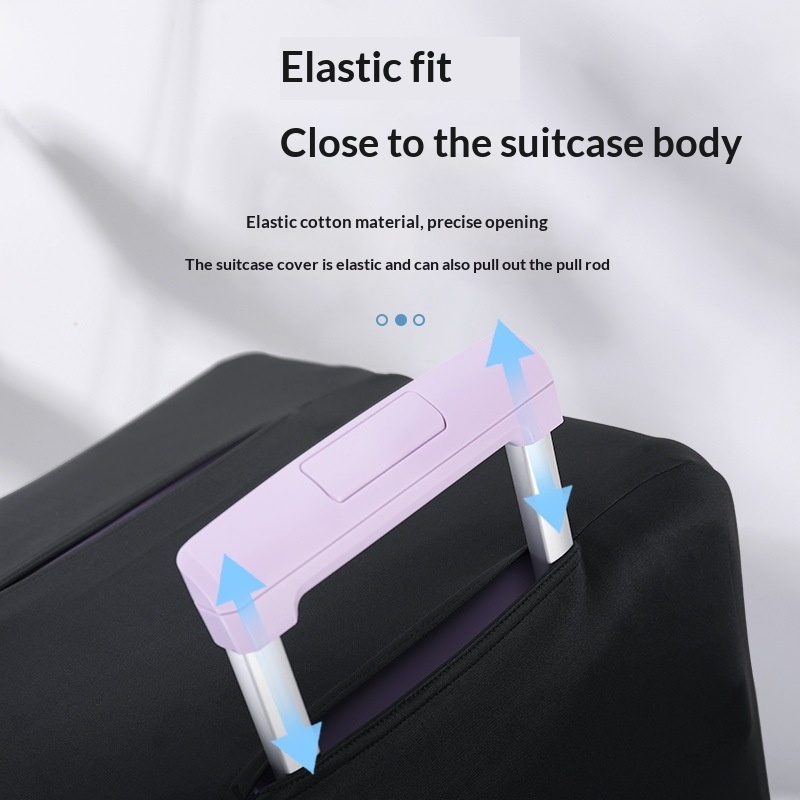 ฝาครอบป้องกันกระเป๋าเดินทางแบบยืดหยุ่น - ทนต่อการสึกหรอและป้องกันฝุ่นสําหรับกระเป๋าเดินทางขนาด 26-32 นิ้ว - รูปที่ 6