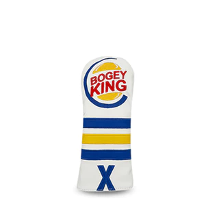 Creative Burger King ฝาครอบหัวไม้กอล์ฟตลก Universal กันน้ํากันฝุ่น Protector
