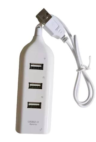 ฮับ USB สําหรับแล็ปท็อป PC 4 พอร์ต USB2.0 Distribution Splitter Fast อะแดปเตอร์แปลง OTG