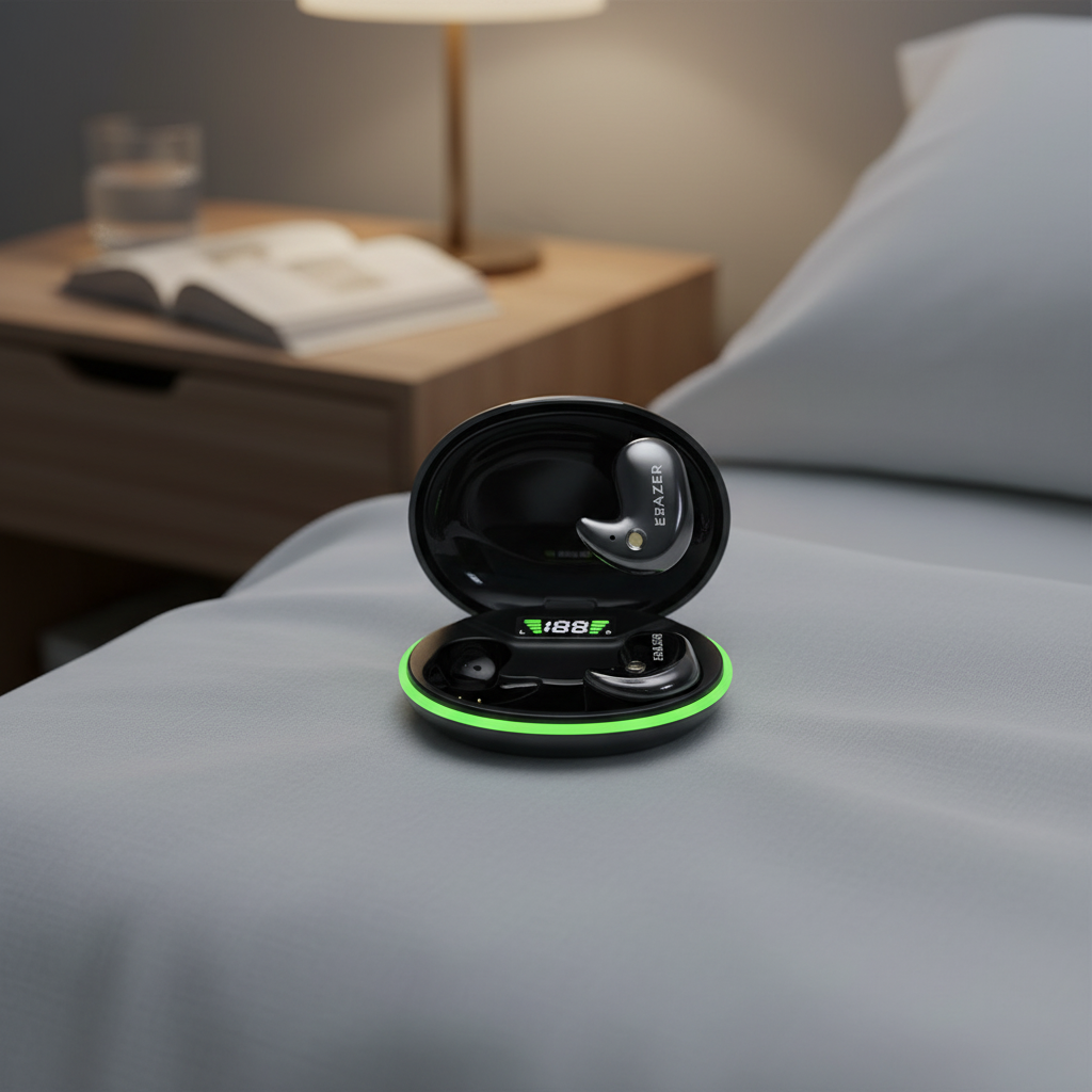 ERAZER XF58 AI Sleep Earbuds หูฟังบลูทูธไร้สาย แปลแบบเรียลไทม์ หน้าจอ LED หูฟังเสียงสเตอริโอไฮไฟ