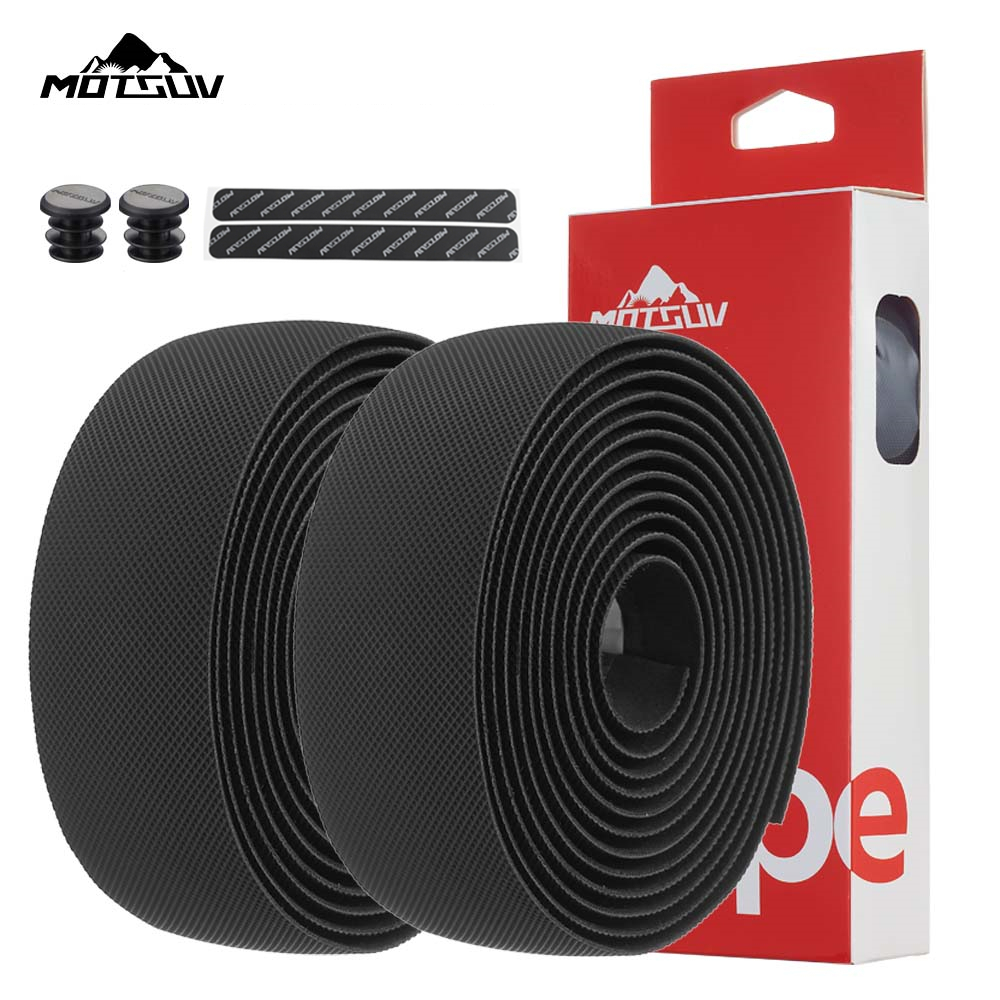 เทปจับแฮนด์จักรยานถนน MOSUV วัสดุ EVA/PU นุ่ม ป้องกันการสั่นสะเทือน ทนทาน กันลื่น