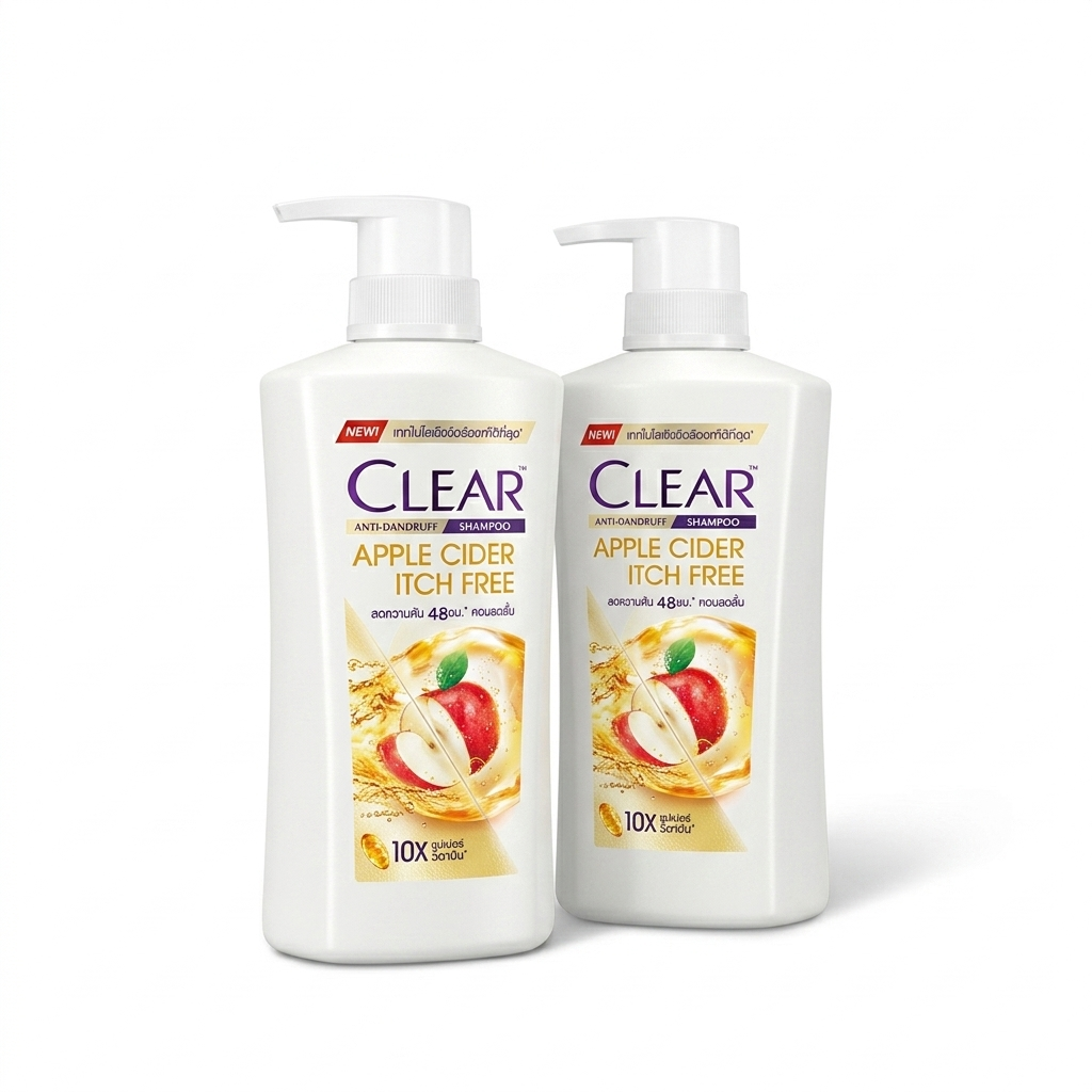 Clear แชมพูสระผม สูตรขจัดรังแคและดูแลหนังศีรษะ ช่วยลดผมร่วงและควบคุมความมัน ขนาด 350 กรัม