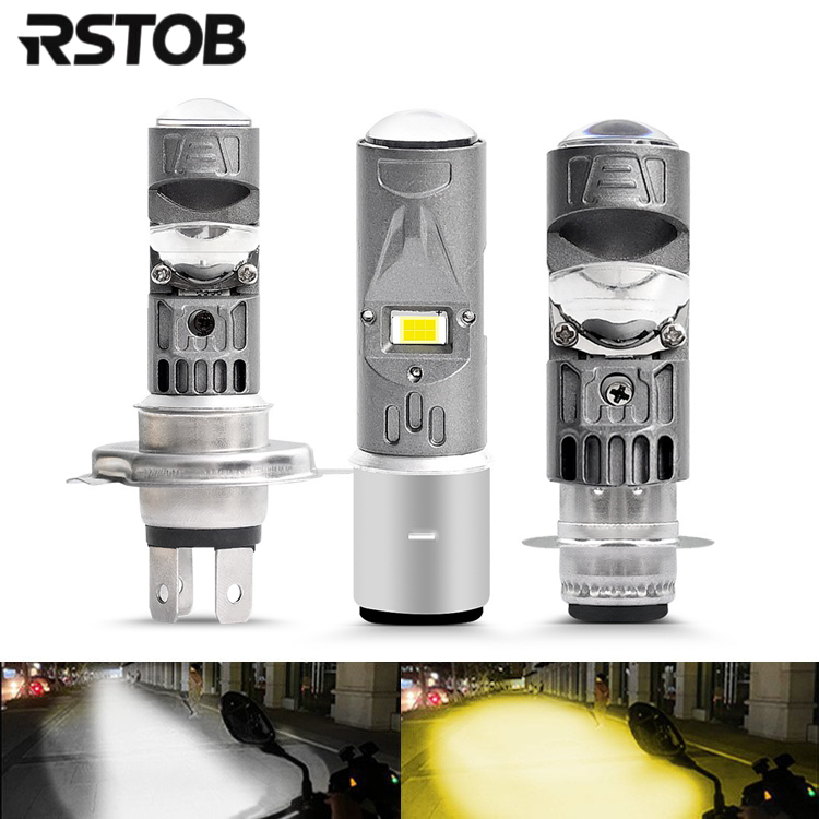 หลอดไฟ LED P15D T19 H6 1 ชิ้น 12V 12W สว่างพิเศษ สีขาว มอเตอร์ไซค์ 1860SMD
